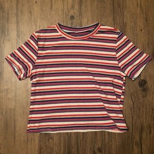 Striped crop top